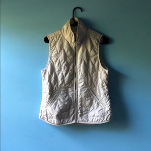 Cream Puffer Vest